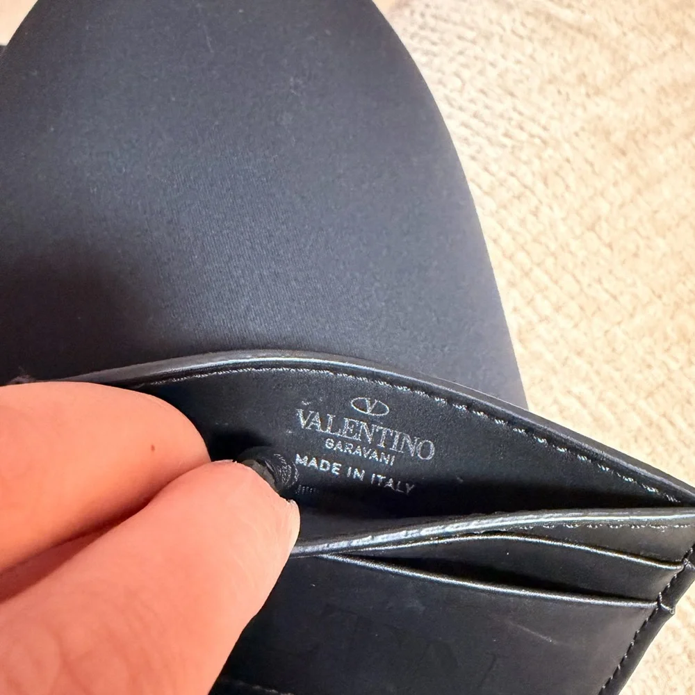 Valentino Leather Card Holder
